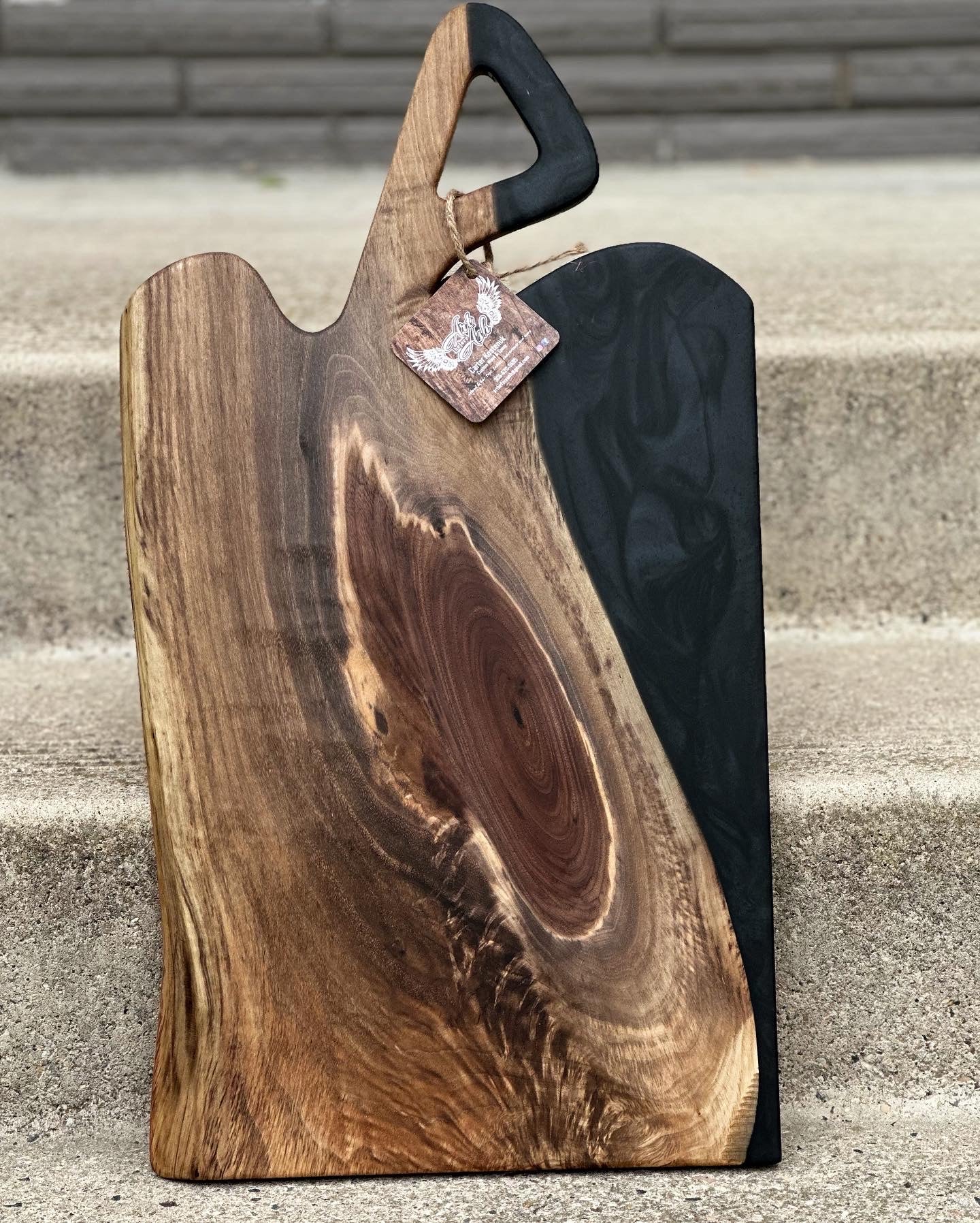 Black walnut charcuterie board