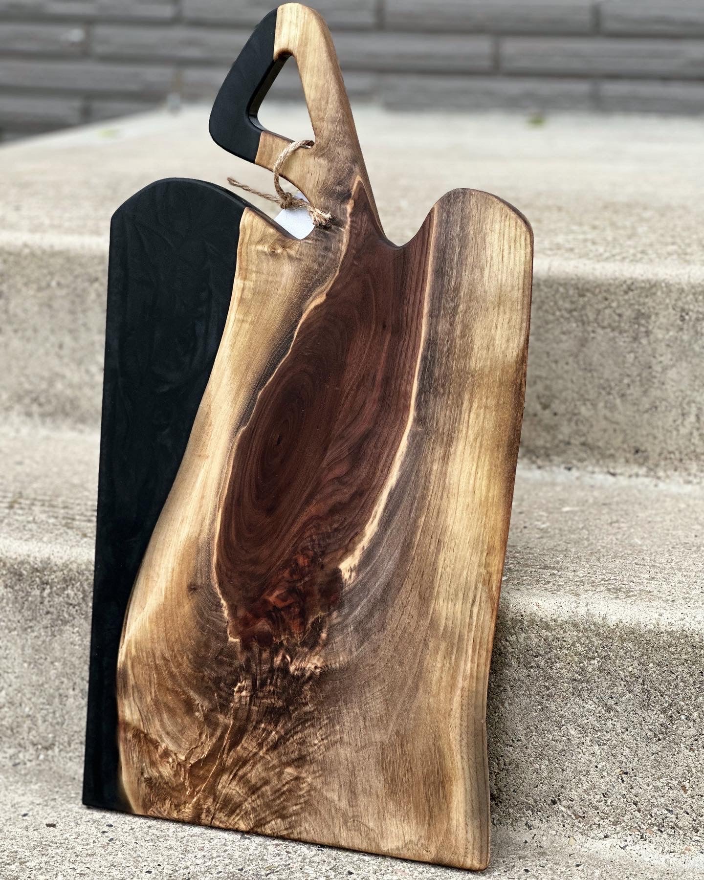 Black walnut charcuterie board