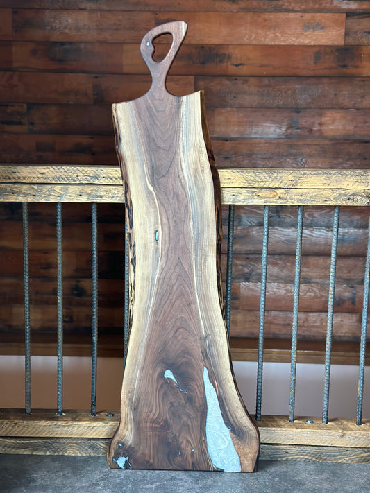 Black walnut charcuterie board